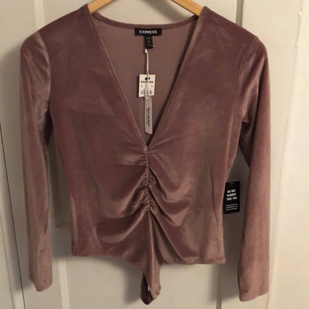 Express Velvet Bodysuit (Thong)